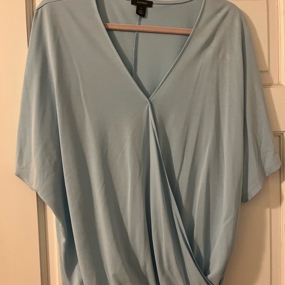 Express Light Blue Women's Top